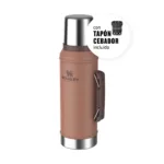 TERMO STANLEY CLASICO CON TAPON CEBADOR 950ML CLAY - Imagen 2