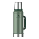 TERMO STANLEY CLASICO CON TAPON CEBADOR 950ML VERDE