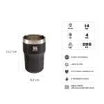 VASO DE CERVEZA STANLEY GOLDEN HOUR 408ML NEGRO - Imagen 5