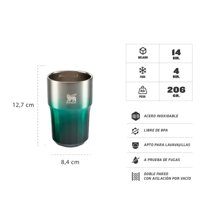 VASO DE CERVEZA STANLEY GOLDEN HOUR 408ML HAPPY HAZE - Imagen 4