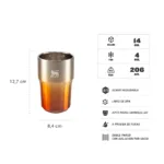 VASO DE CERVEZA STANLEY GOLDEN HOUR 408ML AMBER HAZE - Imagen 3