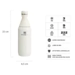 BOTELLA TERMICA STANLEY ALL DAY SLIM 354ML ROSE QUARTZ - Imagen 3