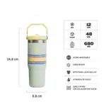 BOTELLA TERMICA STANLEY FLIP STRAW 887ML MIST