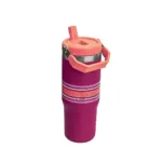 BOTELLA TERMICA STANLEY FLIP STRAW 887ML FUCSIA - Imagen 3