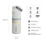 BOTELLA TERMICA STANLEY ICEFLOW AEROLIGHT 710ML ASH STRIPE - Imagen 2