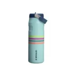 Botella Térmica Stanley Iceflow Flip Straw Azure Stripe 710m