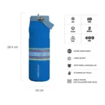 Botella Térmica Stanley Iceflow Flip Straw Azure Stripe 710m - Imagen 15