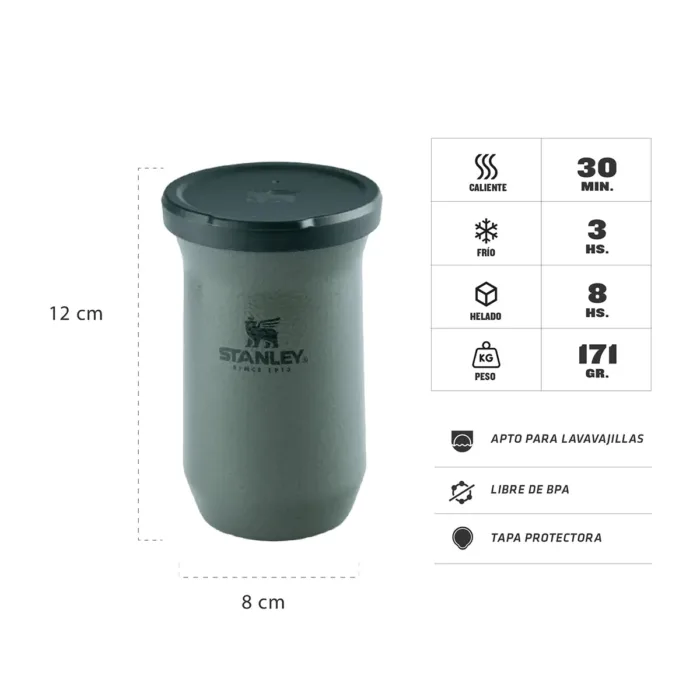 MATE STANLEY TERERE 200ML VERDE - Imagen 5