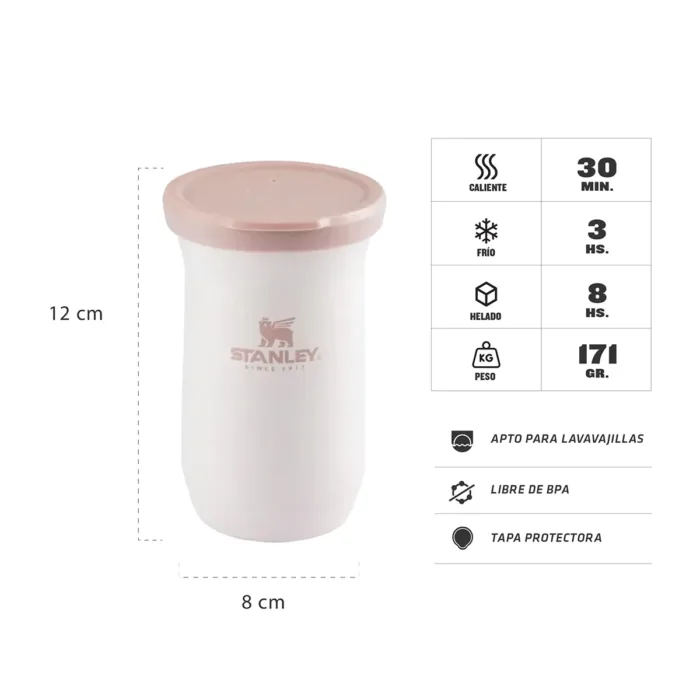 MATE STANLEY TERERE 200ML ROSE Q - Imagen 5