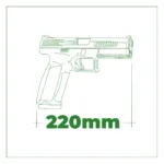PISTOLA ASG DAN WESSON V.GNB FM BB 4.5MM - Imagen 4
