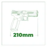 PISTOLA ASG Co2 CZ SHADOW 4.5MM 17526 - Imagen 5