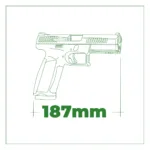 PISTOLA ASG A SOFT STEYR M9-A1 6MM 16090 - Imagen 5