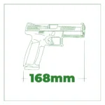 PISTOLA ASG Co2 BERSA BP9CC GBB 4.5MM 17301 - Imagen 5