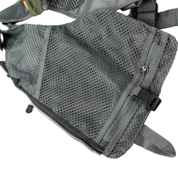 CHALECO DE PESCA SPINIT FLY PRO SEC RAPIDO VERDE GRIS REGULABLE - Imagen 4