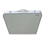 MESA PLEGABLE SPINIT ALU+GRIS PLATA C/4 BANCOS ACERO - Imagen 6