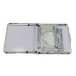 MESA PLEGABLE SPINIT ALU+GRIS PLATA C/4 BANCOS ACERO - Imagen 5