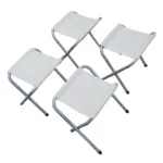 MESA PLEGABLE SPINIT ALU+GRIS PLATA C/4 BANCOS ACERO - Imagen 4