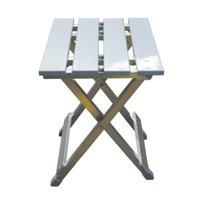 MESA CAMPING SPINIT ALU+GRIS PLATA C/2 BANCOS ALU - Imagen 5