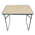 MESA PLEGABLE SPINIT 70X50X60 ACERO+MAD CLARA