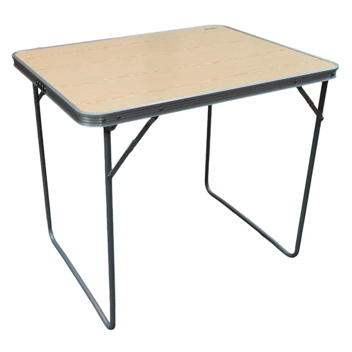 MESA PLEGABLE SPINIT 70X50X60 ACERO+MAD CLARA - Imagen 2