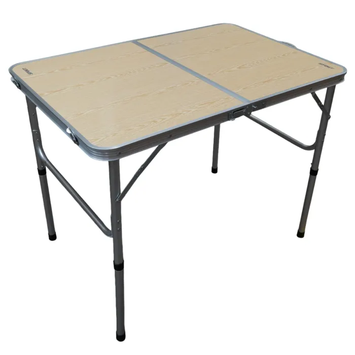 MESA PLEGABLE SPINIT 80X60X70 ACERO +MAD CLARA - Imagen 2