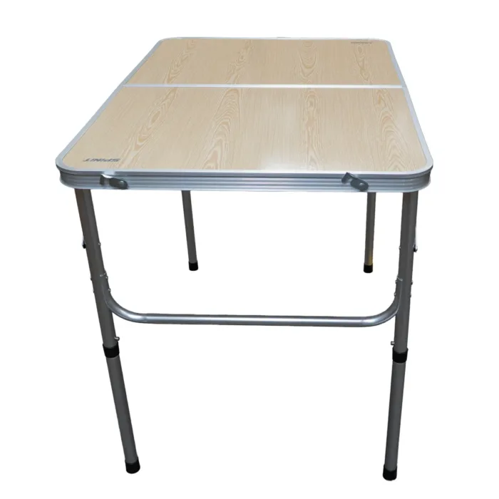 MESA PLEGABLE SPINIT 80X60X70 ACERO +MAD CLARA - Imagen 3