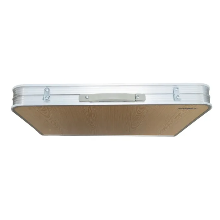 MESA PLEGABLE SPINIT 80X60X70 ACERO +MAD CLARA - Imagen 4