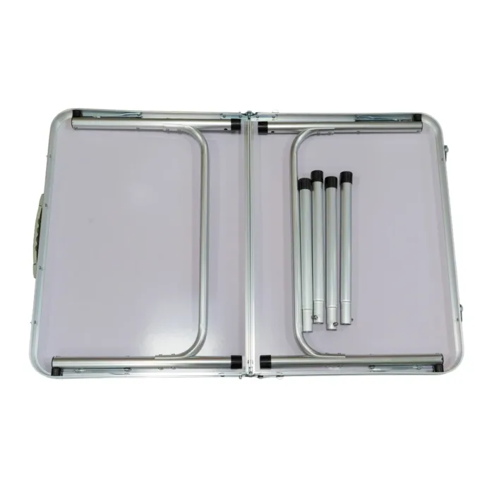 MESA PLEGABLE SPINIT 80X60X70 ACERO +MAD CLARA - Imagen 5