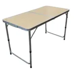 MESA PLEGABLE SPINIT 90X60X40-70 ALU+MAD CLARA - Imagen 2