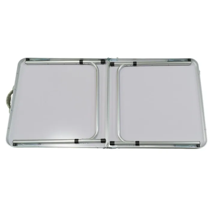 MESA PLEGABLE SPINIT 90X60X40-70 ALU+MAD CLARA - Imagen 4
