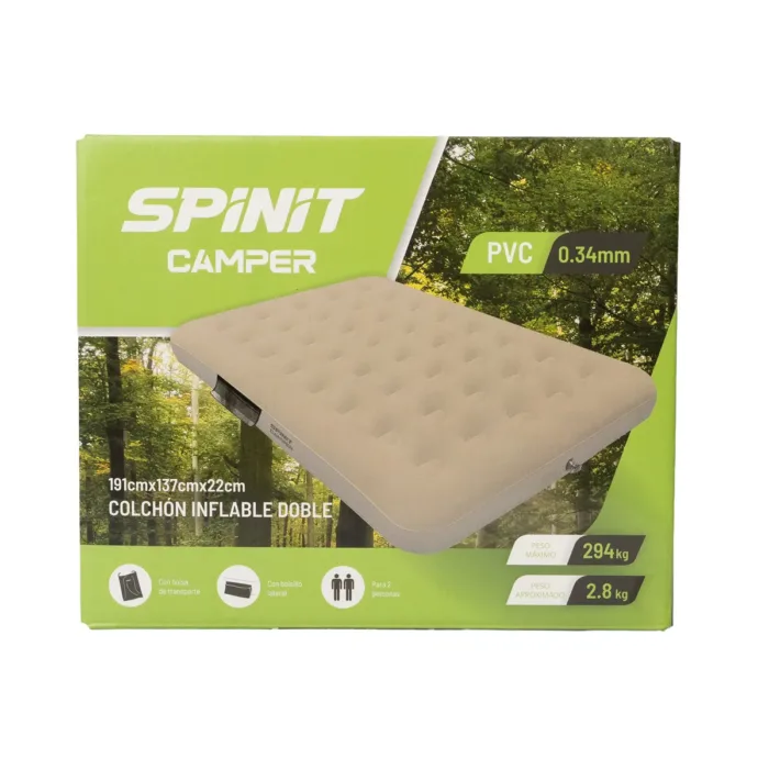 COLCHON SPINIT CAMPER DOBLE BEIGE - Imagen 9