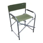 SILLON DIRECTOR SPINIT PLEGABLE ACERO VERDE