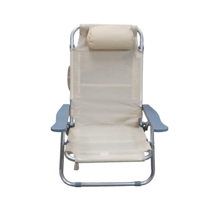 SILLA PLAYA SPINIT ALUMINIO BAJA 4P ARENA - Imagen 2