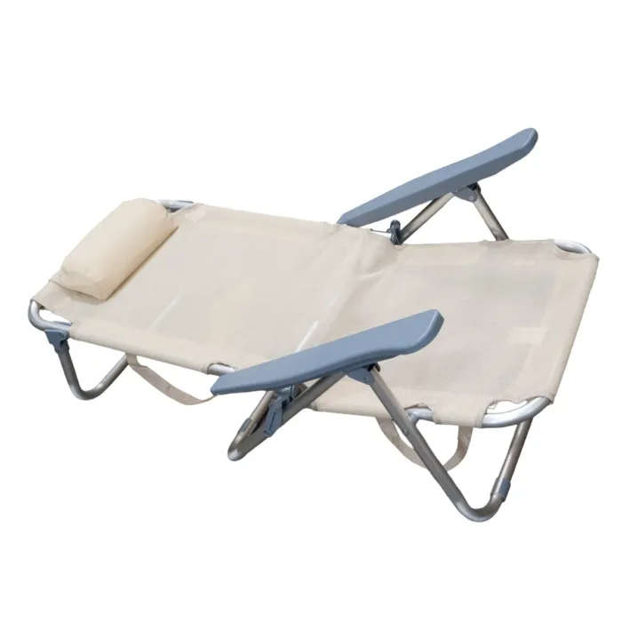SILLA PLAYA SPINIT ALUMINIO BAJA 4P ARENA - Imagen 4