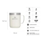 TAZA TERMICA STANLEY CAMP MUG 236ML CREAM GLOSS - Imagen 4
