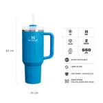 VASO STANLEY QUENCHER 2.0 1.18L AZURE - Imagen 2