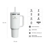 VASO STANLEY QUENCHER 2.0 FLOWSTATE 1.18L FROST - Imagen 2