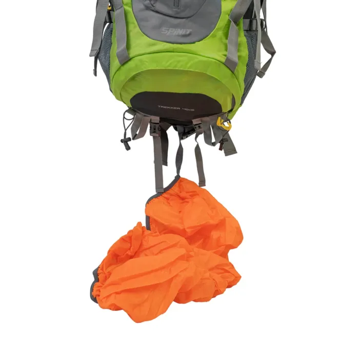 MOCHILA SPINIT TREKKER 40+5 VERDE GRIS 45L COBERTOR - Imagen 7
