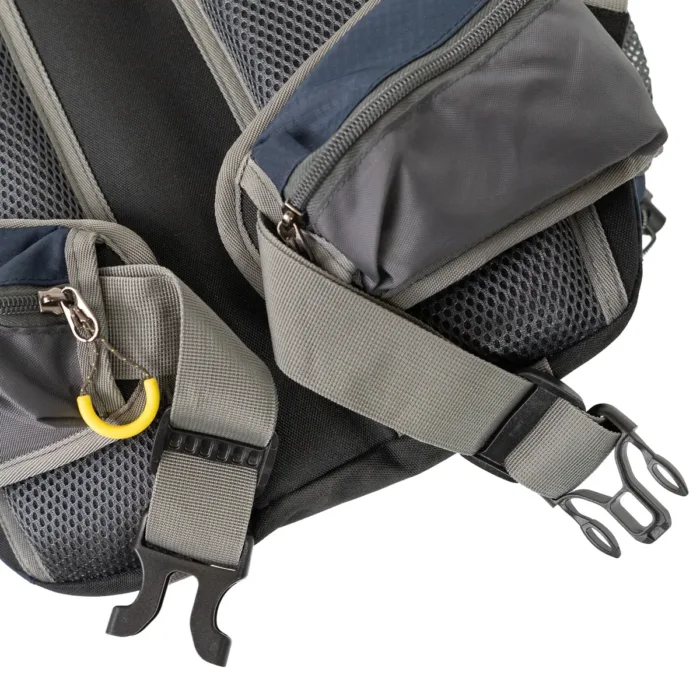 MOCHILA SPINIT TREKKER 40+5 AZUL GRIS 45L COBERTOR - Imagen 6
