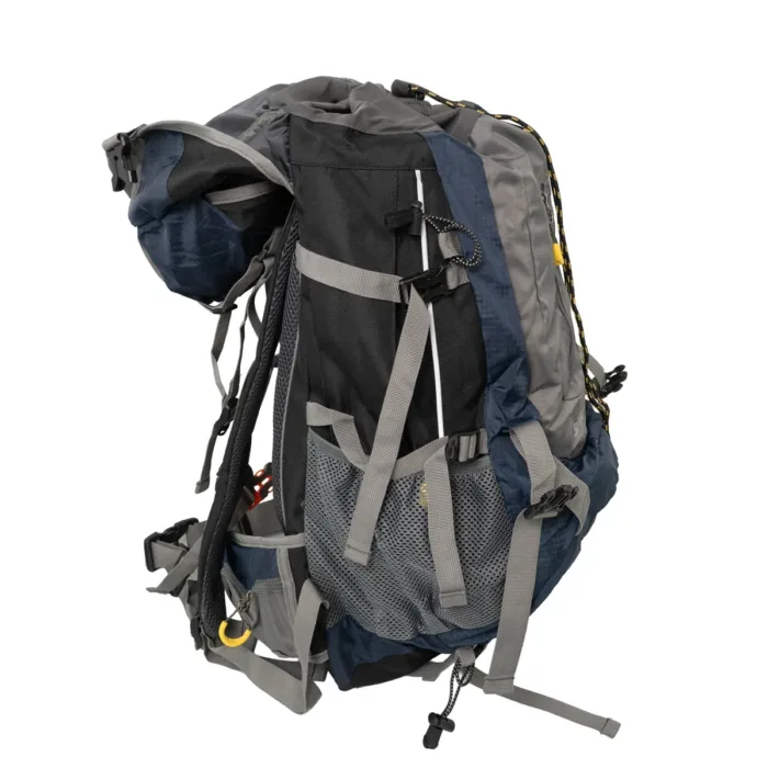 MOCHILA SPINIT TREKKER 40+5 AZUL GRIS 45L COBERTOR - Imagen 4