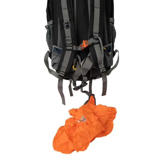 MOCHILA SPINIT TREKKER 40+5 AZUL GRIS 45L COBERTOR - Imagen 7