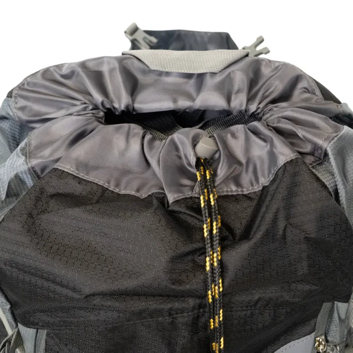 MOCHILA SPINIT TREKKER 65+5 NEGRA/GRIS 70L COBERTOR - Imagen 5