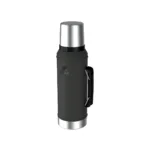 TERMO STANLEY CLASICO CON MANIJA Y TAPON CEBADOR 950ML NEGRO 2.0