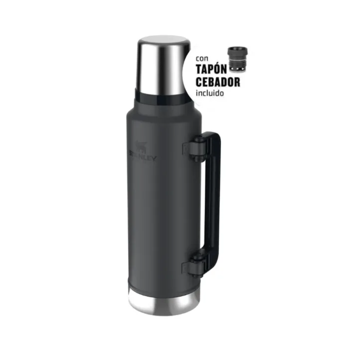 TERMO STANLEY CLASICO ASA PLEGABLE 1.4L NEGRO 2.0 - Imagen 5