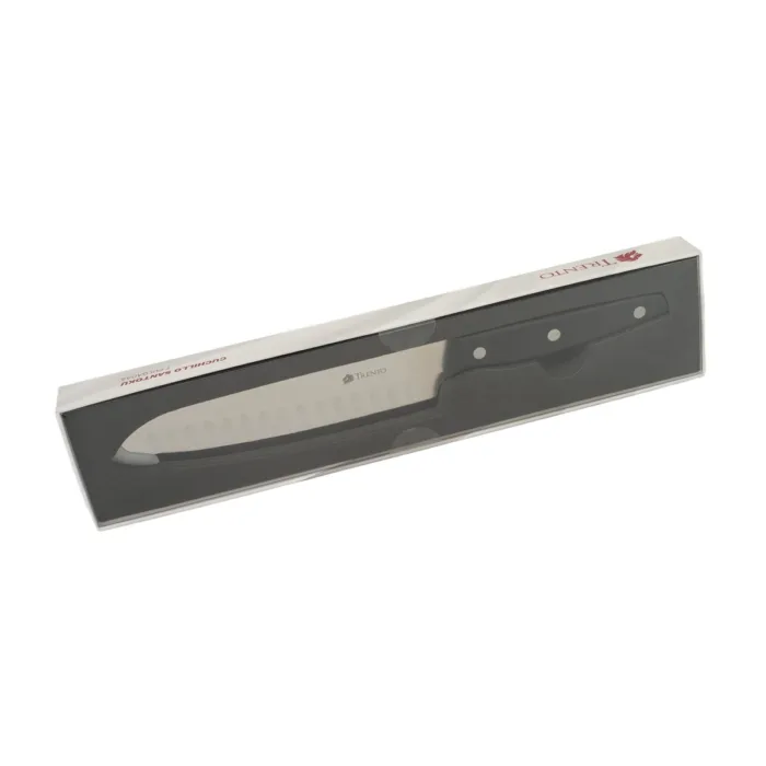 CUCHILLO TRENTO SANTOKU 7 PAKKA NEGRO - Imagen 4