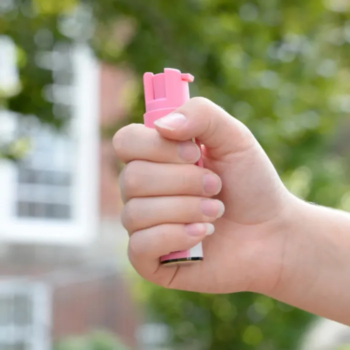 GAS SABRE MOD. P-22-PK-OC CON CLIP PINK - Imagen 6