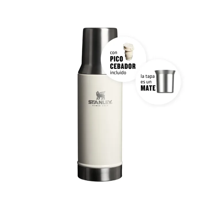 TERMO STANLEY MATE SYSTEM 800ML CREAM GLOSS - Imagen 5