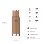 TERMO STANLEY ADVENTURE TO GO 500ML TOAST - Imagen 3