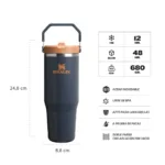 Botella Térmica Flip Straw Tumbler 887 ml - Imagen 2