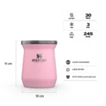 MATE STANLEY 236ML MESSI GOAT PINK - Imagen 3
